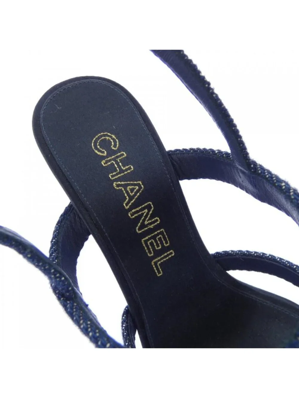Chanel Sandals Navy